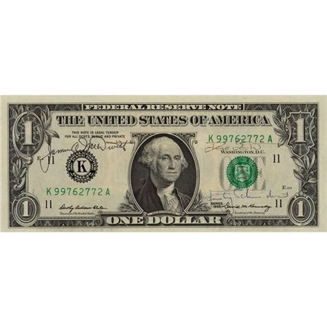 Apollo 9 Signed One Dollar Bill