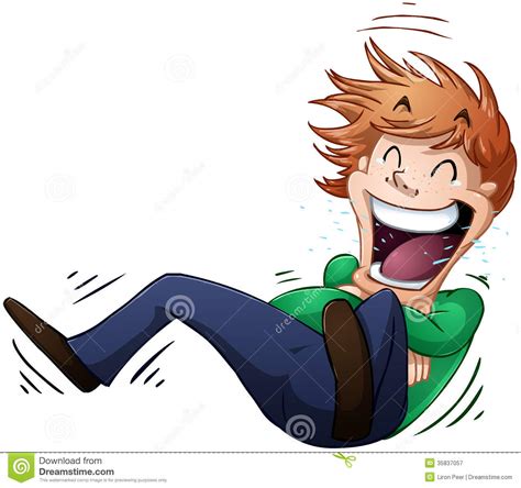 Guy Rolls On Floor Laughing Royalty Free Stock Photography - Image: 35837057