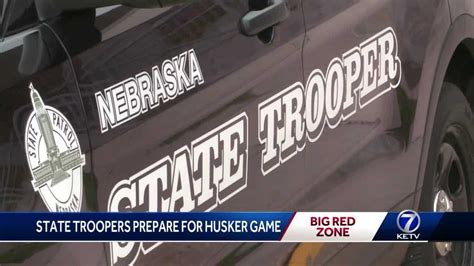 Nebraska State Patrol Prepares For Huskers Game