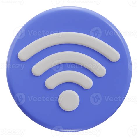 3d Wifi Wireless Network Icon Illustration 29724927 PNG