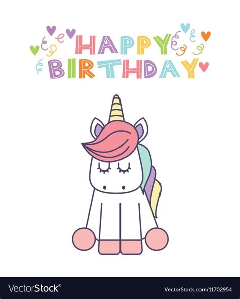 20beautiful Unicorn Birthday Card Candacefaber