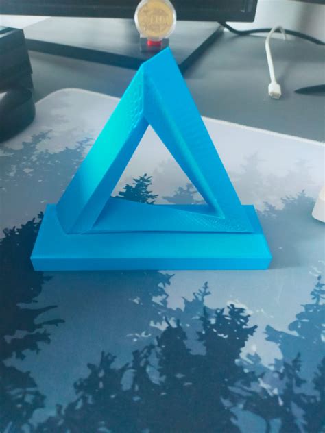 Penrose Triangle With Stand By Matoos Download Free Stl Model