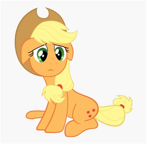 My Little Pony Applejack Sad Applejack Sad Hd Png Download