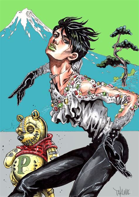 Araki hirohiko's style of drawing. Yuzu Hanryu drawn in the style of Hirohiko Araki ...