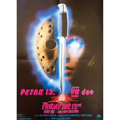 Friday The 13th Part Vii A New Blood Movie Poster 20x27 In