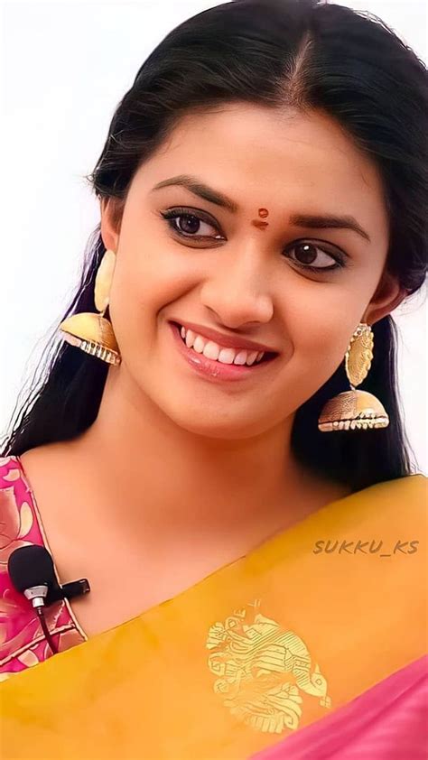 Keerthi Suresh Android Beautiful Actress Cute Iphone Smile