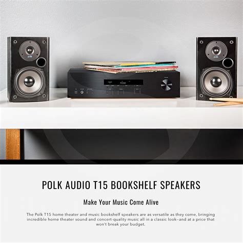 Polk Audio T30 Center Channel Speaker With Polk Dsw Pro 440 Wi