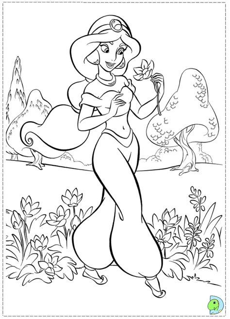 Coloring pages of the disney aladdin remake. Aladdin Coloring page- DinoKids.org