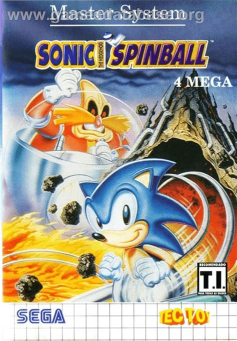 Sonic Spinball Sega Master System Games Database
