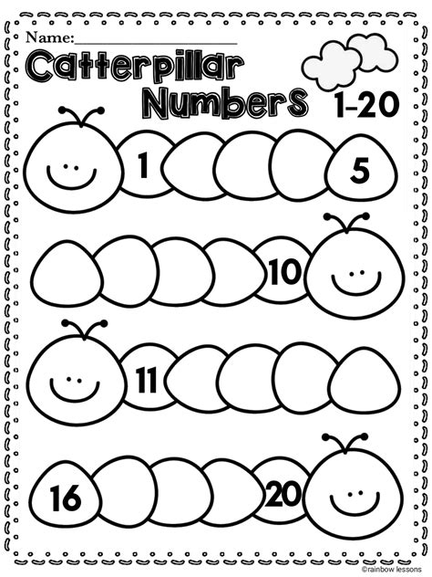Number From 1 To 20 Worksheets Worksheetscity