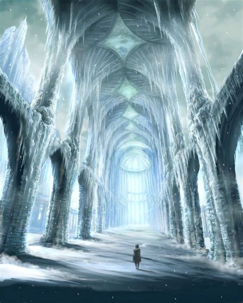 Ice Passage Epic Worlds Pinterest Fantasy Art Landscaping And