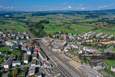 Risch Rotkreuz SBB Luftaufnahme Luftbilderschweiz Ch