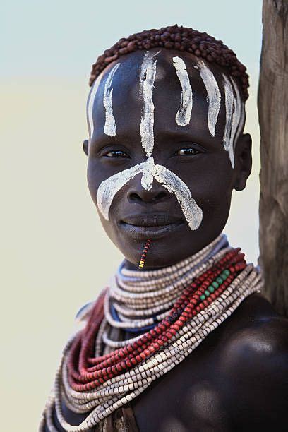 Tribal Ethiopian Woman From Karo Tribe Makeup For Women Of Color