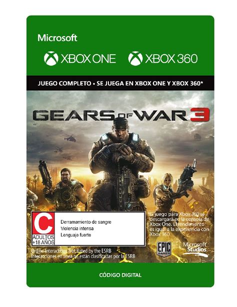 Gears Of War 3 Estándar Para Xbox One Digital Mx