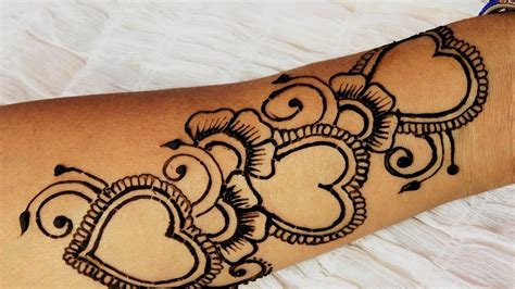 Diy Cute Little Heart Henna Tattoo Designs Mehndi Tattoo By Jyoti