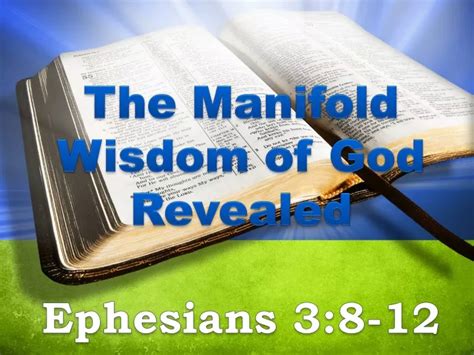 Ppt The Manifold Wisdom Of God Revealed Ephesians 38 12 Powerpoint