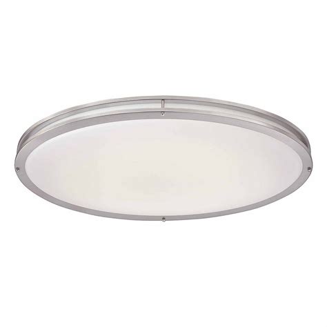 Semiflush mount light fixture and other factors we want a whole room are best flush mount ceiling light however a decorative flair to home. Hampton Bay Low Profile LED 32 in. Flush Mount Ceiling ...