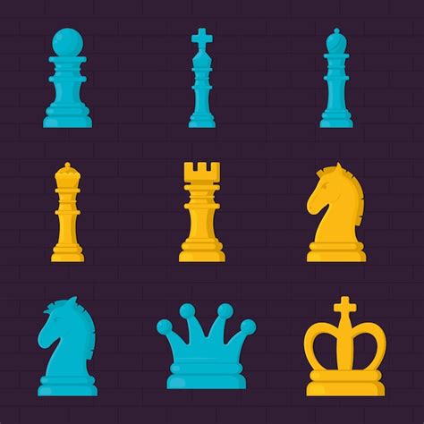 Premium Vector Chess Game Icon Collection