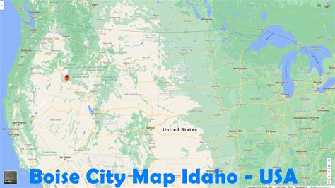Boise City Idaho Map