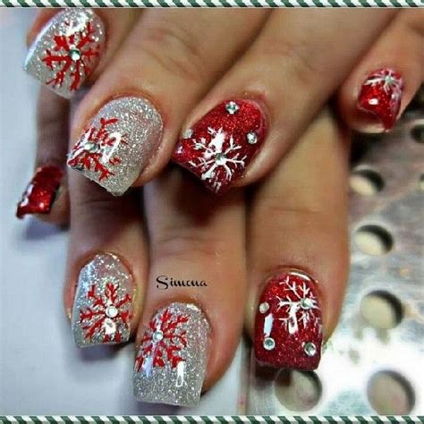 30 Festive Christmas Acrylic Nail Designs Christmas Photos