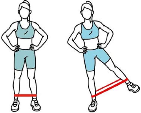 Hip Abduction With Resistance Band Hip Flexion To Flex Your Knee Wrap