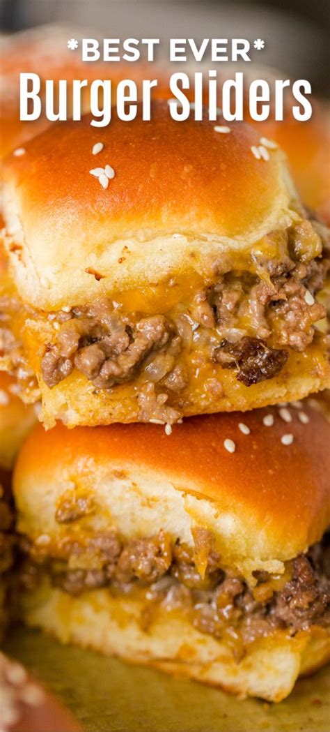 30 Minute Burger Sliders Ground Beef And Cheese Beef Recipes Easy
