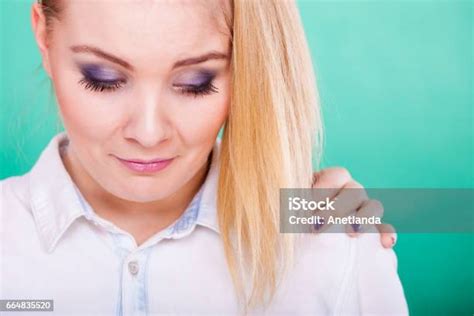 Sad Woman Crying And Being Consoled By Friend Stock Photo Download