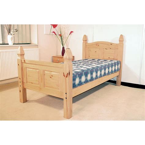 Conway Solid Wood Bed Frame With High Footend In A Choice Of Sizes