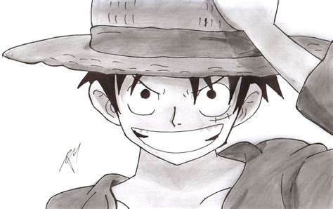 Monkey D Luffy By Gabito852 On Deviantart Luffy Anime Drawings