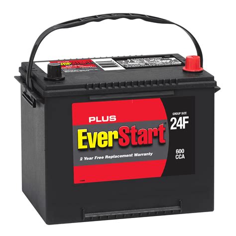 Everstart Plus Lead Acid Automotive Battery Group 24f Walmart