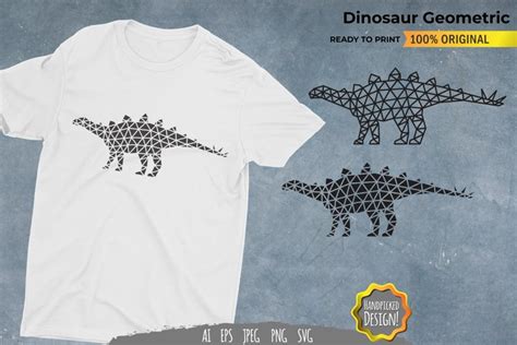 Silvisaurus Geometric Svg Dinosaurs Design