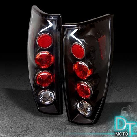 Purchase 02 06 Chevy Avalanche 1500 2500 Black Tail Lights Lamps Left