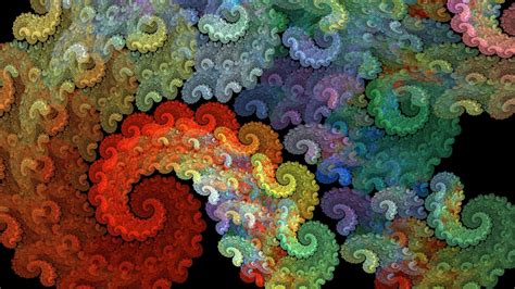 Colorful Spiral Abstraction Wallpapers Hd Wallpapers Id 19170