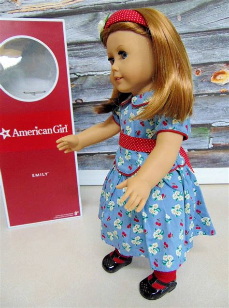 Retired New 18 American Girl Emily Doll Meet Outfit Etsy