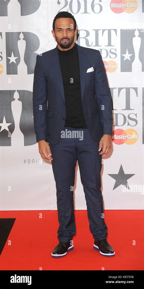 Craig David Attends The Brit Awards 2016 At The O2 Arena In London