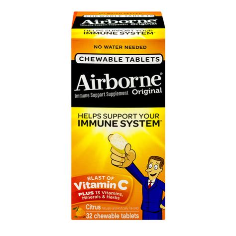 Save On Airborne Original Chewable Tablets Immunity Support Citrus
