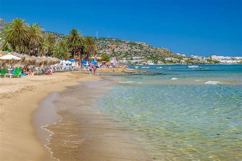 Stalida Beach In Heraklion Allincrete Travel Guide For Crete