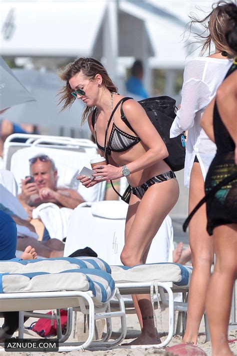 Katie Cassidy Wearing Bikini In Miami Aznude