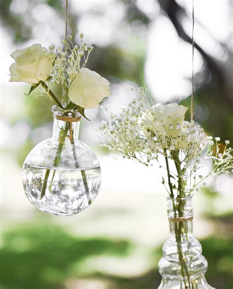 Diy Hanging Flower Vases For Backyard Weddings Beacon