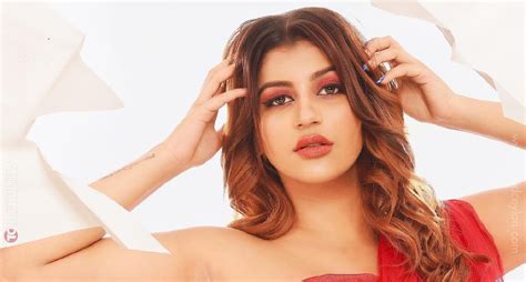 Actress Yashika Aannand Looks Like An Angel In Red Gown