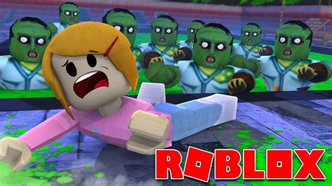 Roblox Escape The Zombie Pool Obby 2 Player Youtube