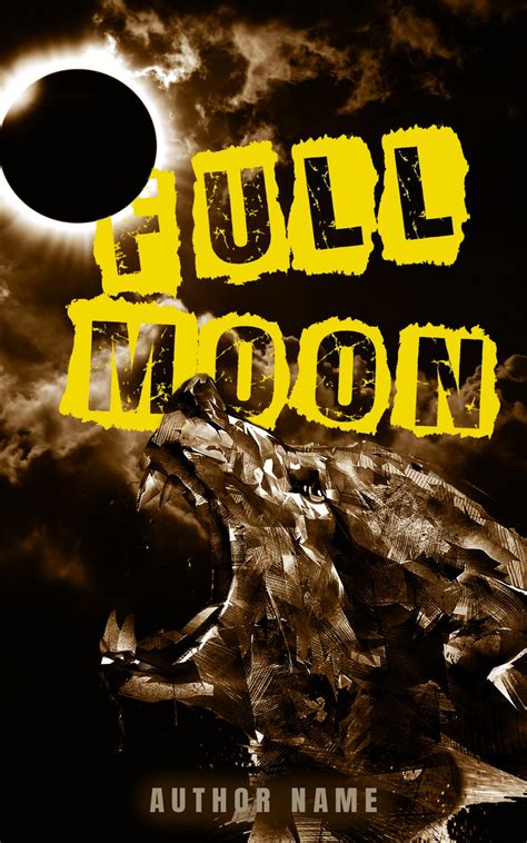 Full Moon The Book Cover Designer