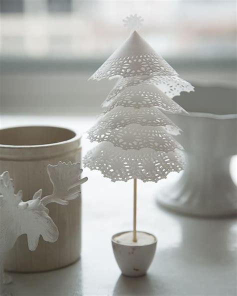 Paper Doilie Christmas Tree Recipe Diy Christmas Tree Paper Doily
