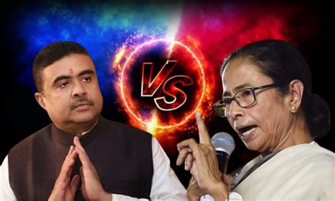 mɔmota bɔndoˈpaddʱˈae̯ (mamata bandhopadhyaya) born 5 january 1955). Mamata Banerjee Vs Shuvendu Adhikari in West Bengal ...