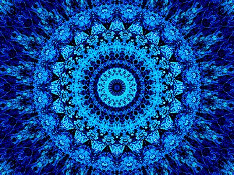 Aprender Acerca 84 Imagem Mandala Background Blue Thcshoanghoatham