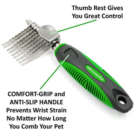 Can be purchased relatively cheap. Comb Pet Grooming Rake Brush Dog Cat Deshed Tool Remove ...