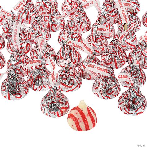 Hersheys Kisses Peppermint Candy Cane Chocolate Candy
