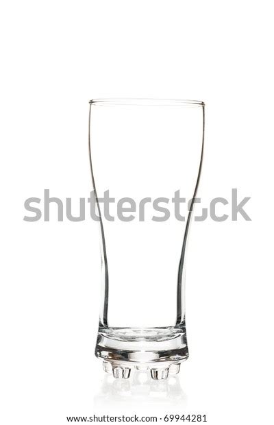 Empty Glass Isolated On White Background Stock Photo 69944281