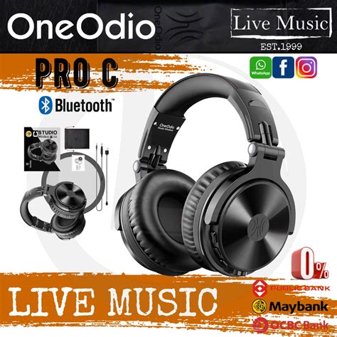 Oneodio Pro C Bluetooth Over Ear Headphones Wirelesswired 80 Hrs