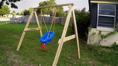Diy Easycheap 2x4 Kids Swing Ideal For Ages 0 5 Youtube
